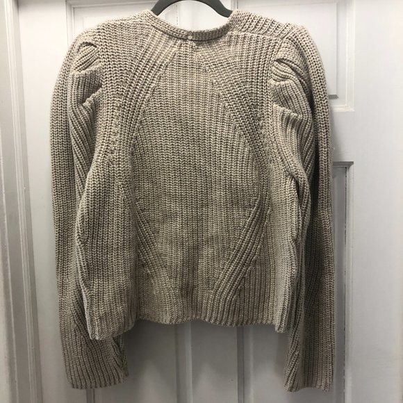Puff Sleeve VNeck Sweater - Picture 6 of 10